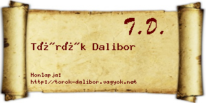 Török Dalibor névjegykártya